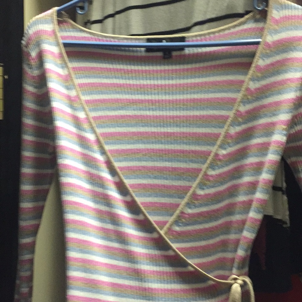 Lulus sweater wrap dress size small